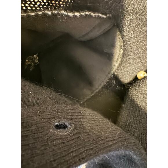 Vintage 90s Charter Club Princess Diana Wool Angora Blend Faux Pearl Cardigan - Picture 5 of 7